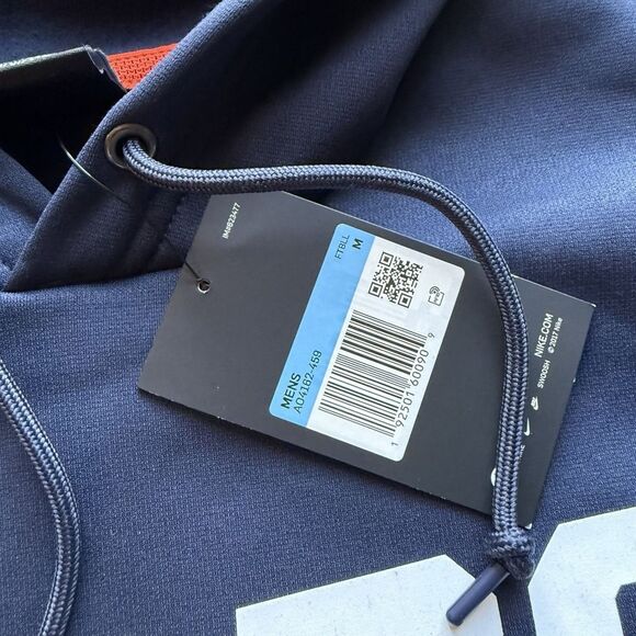 Chicago Bears Hoodie Mens Medium Nike Pullover Sweatshirt On Field NFL 100th NWT - Picture 7 of 11